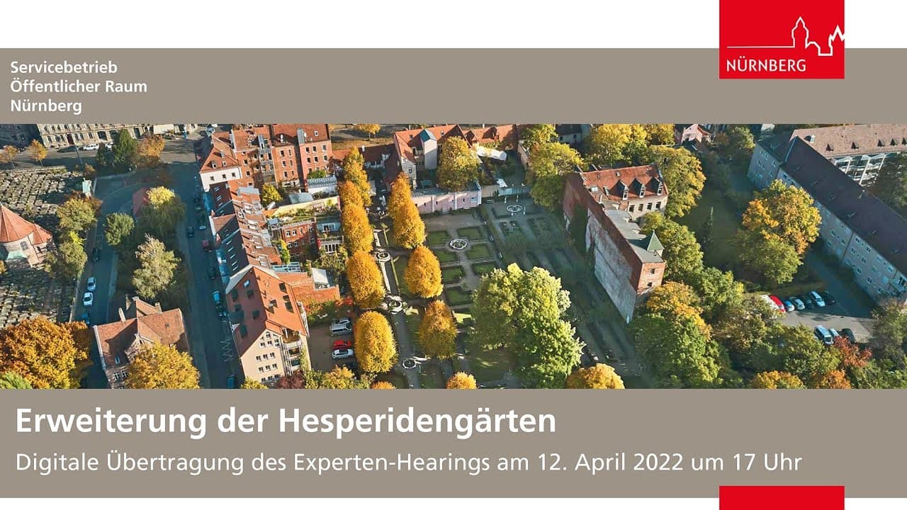 Experten-Hearing – Erweiterung der Hesperidengärten Nürnberg